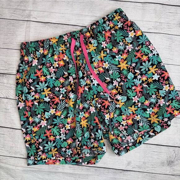 Chubbies NEW "The Bloomerangs" Men's Classic Swim Trunks Jungle Print Size Small - Picture 6 of 12